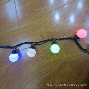 RGB Ball String Light with End to End Connector, Ball Size 50mm with LED Inside